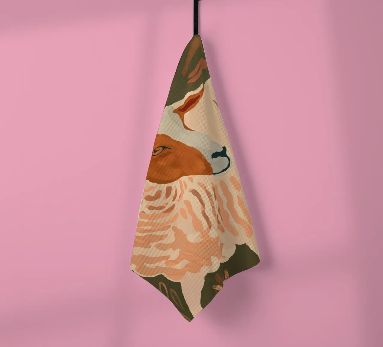 Ram rustico astratto 3 canovaccio da cucina da ThingDesign