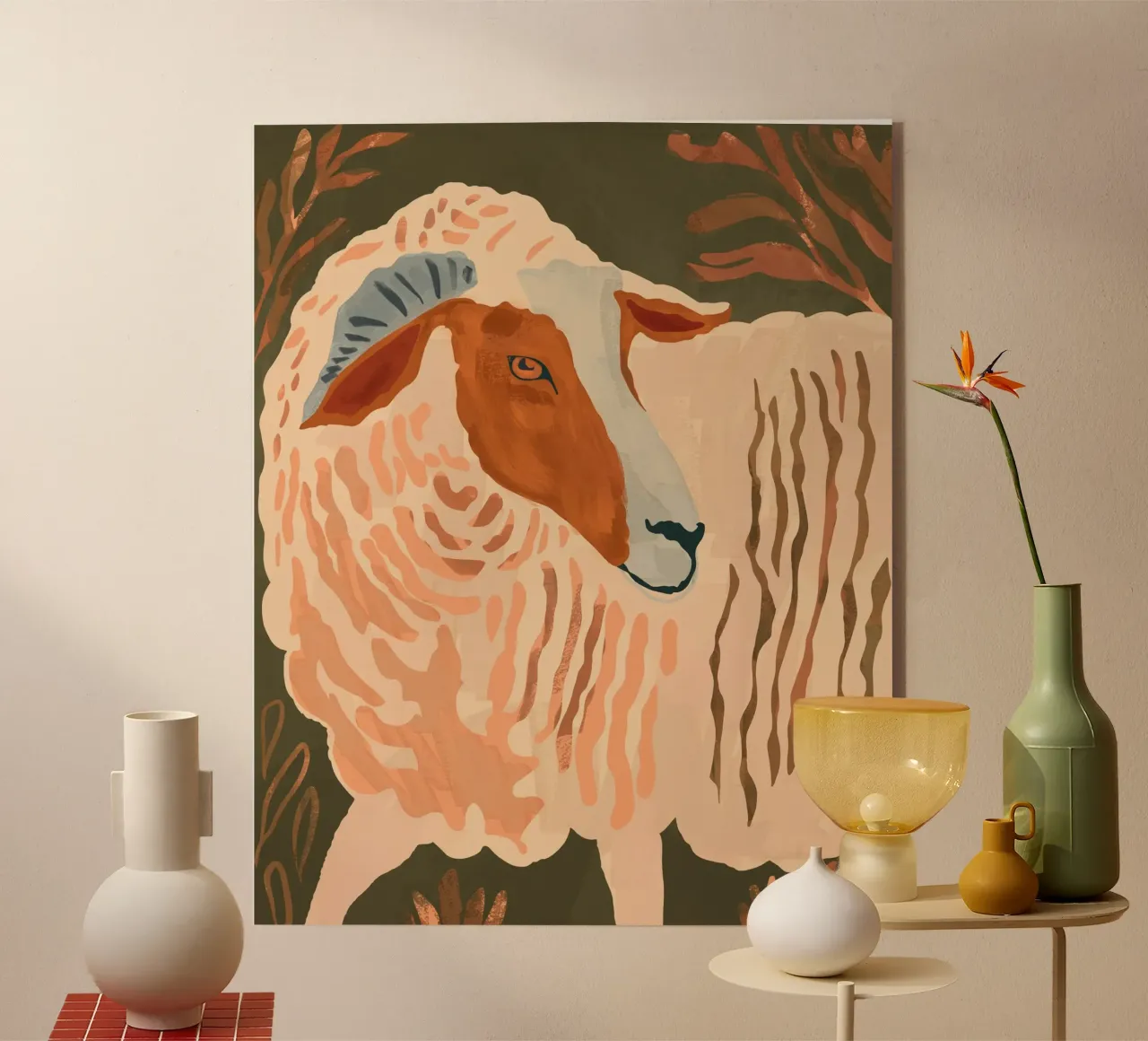 Ram rustico astratto 3 plexiglass da ThingDesign