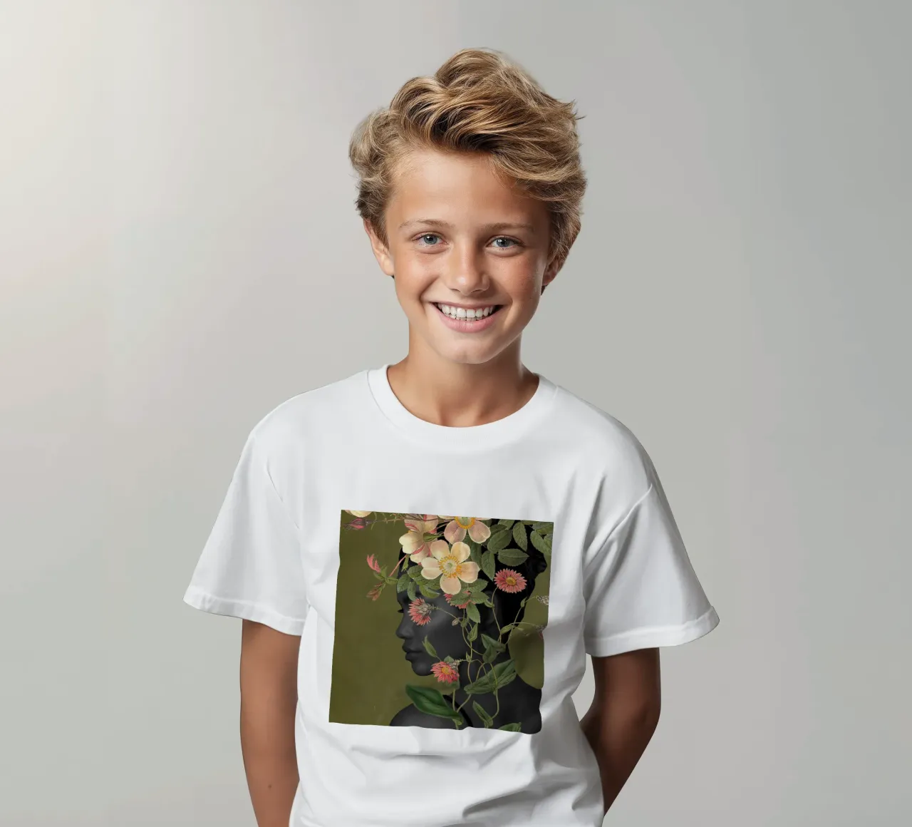 Fiore t-shirt bambini da dada22