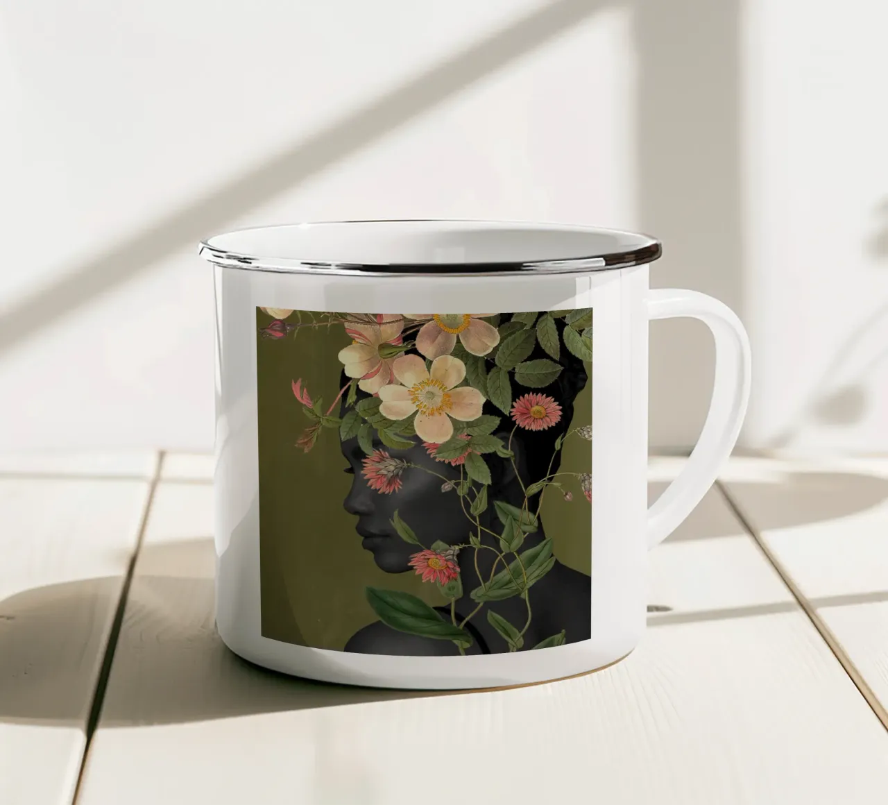 Fiore tazza in smalto da dada22