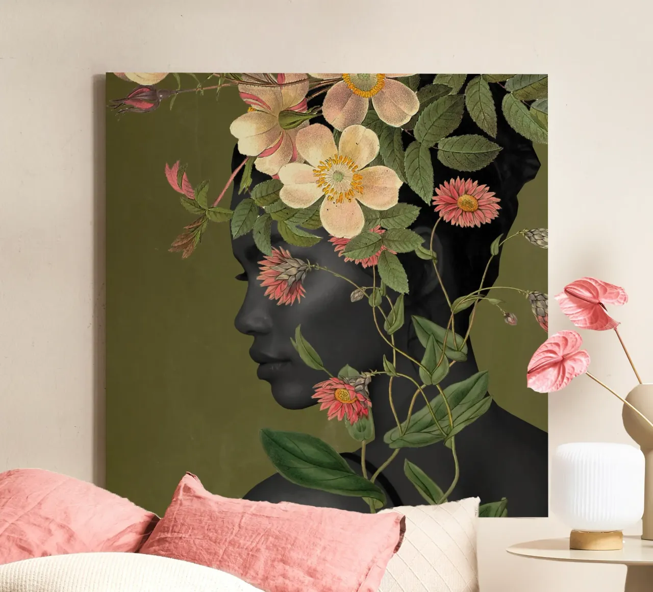 Bloom canvas with Floater frame by dada22