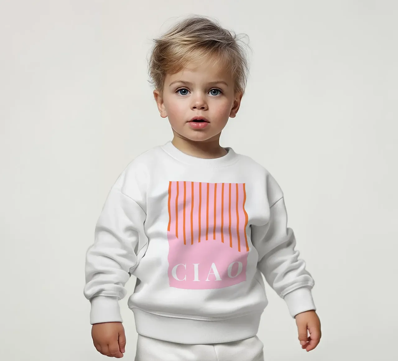 Ciao Print felpa neonato da Bella Studio