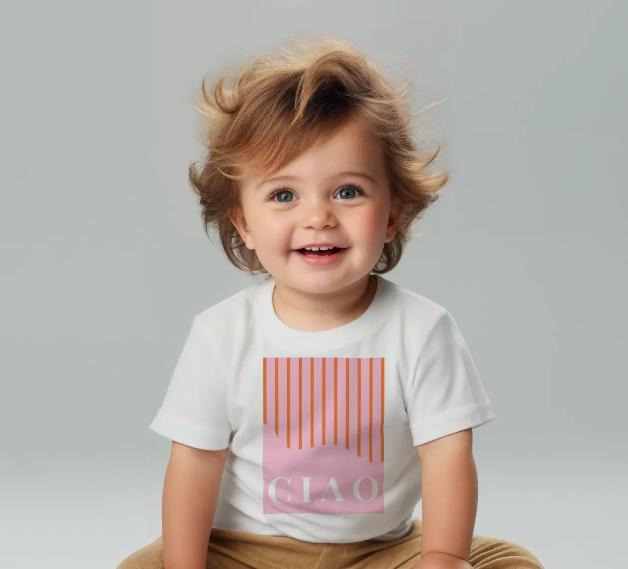 Ciao Print baby t-shirt by Bella Studio