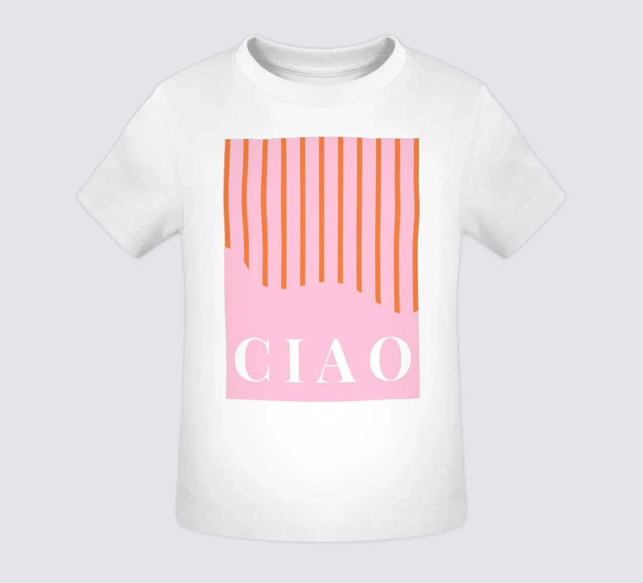 Ciao Print baby t-shirt by Bella Studio
