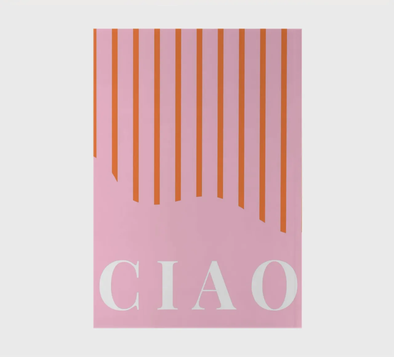 Ciao Print notebook by Bella Studio