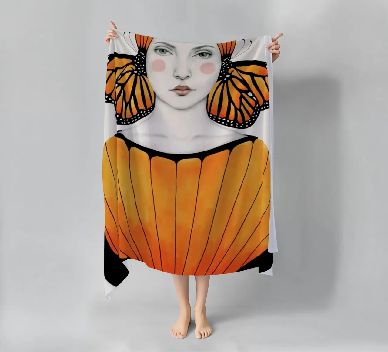 Anais beach towel by Sofia Bonati