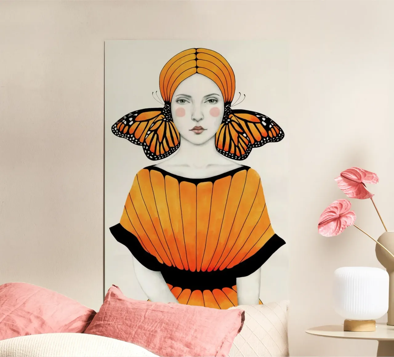 Anais poster con telaio in alluminio da Sofia Bonati