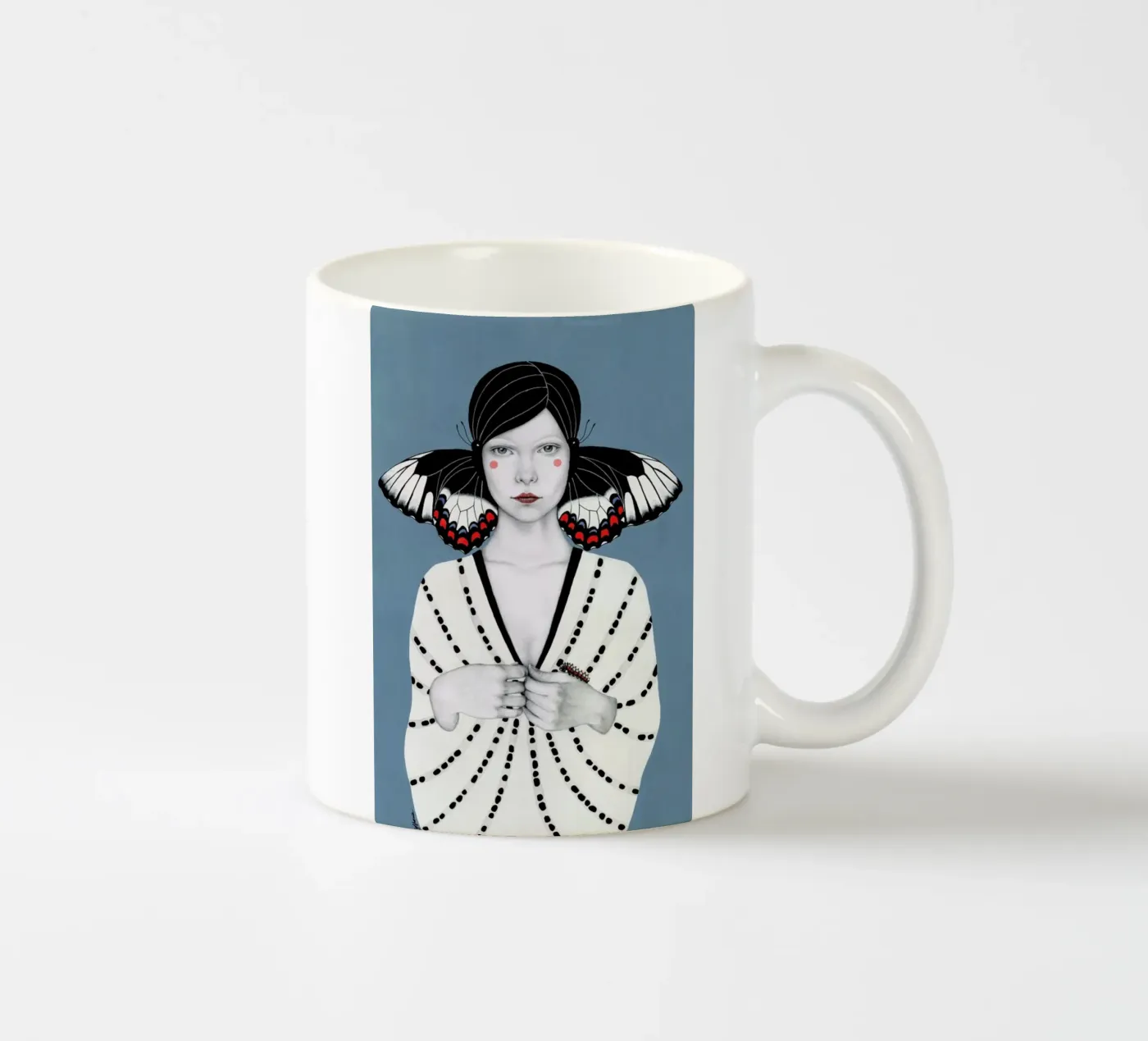Mila ceramic mug by Sofia Bonati