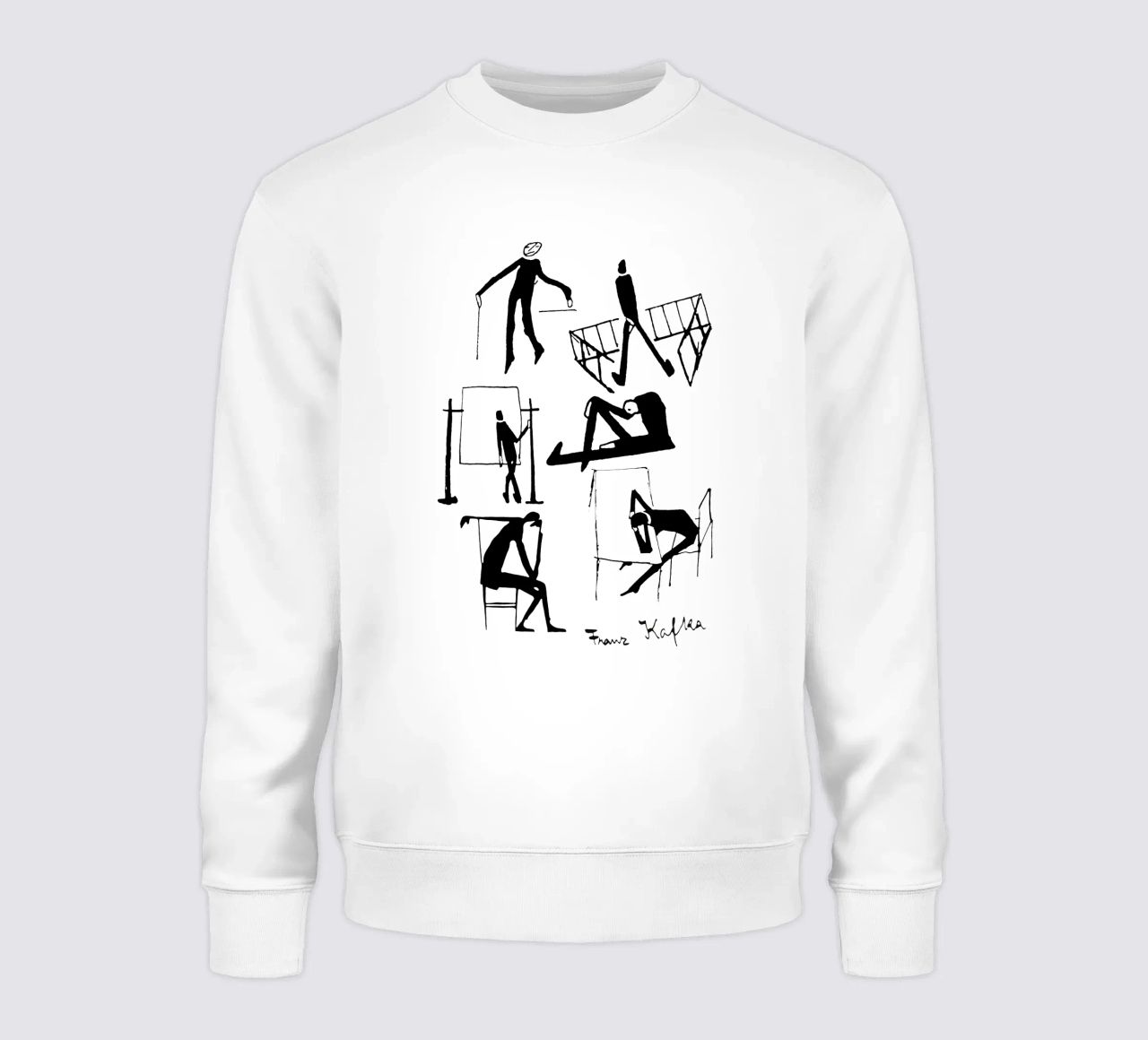 Disegni di Franz Kafka felpa da MissLiterarty