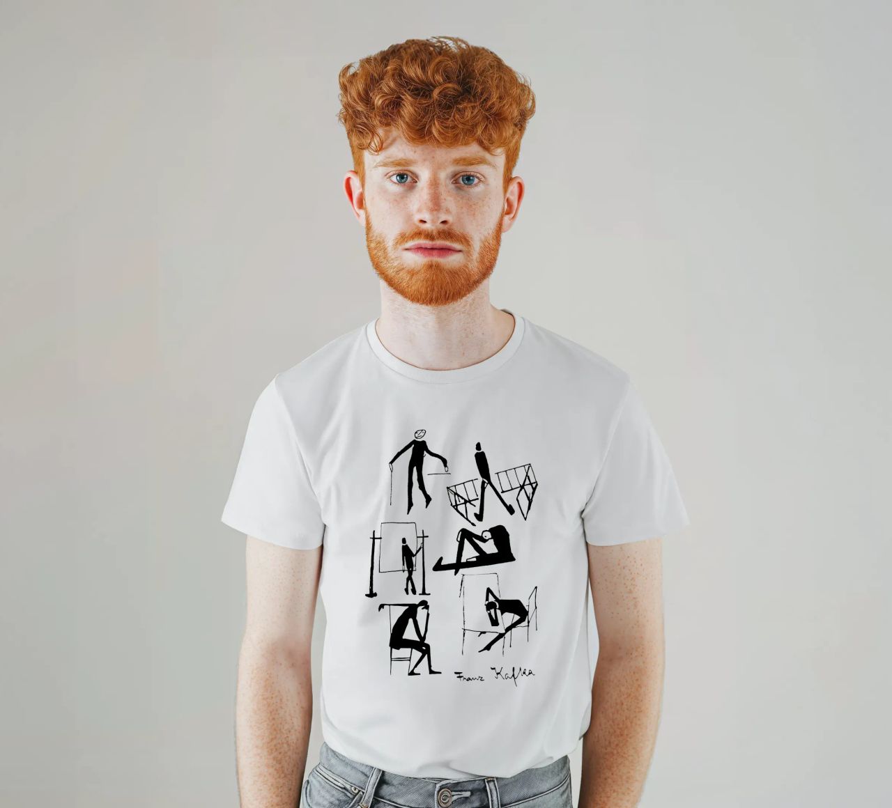 Disegni di Franz Kafka t-shirt da MissLiterarty
