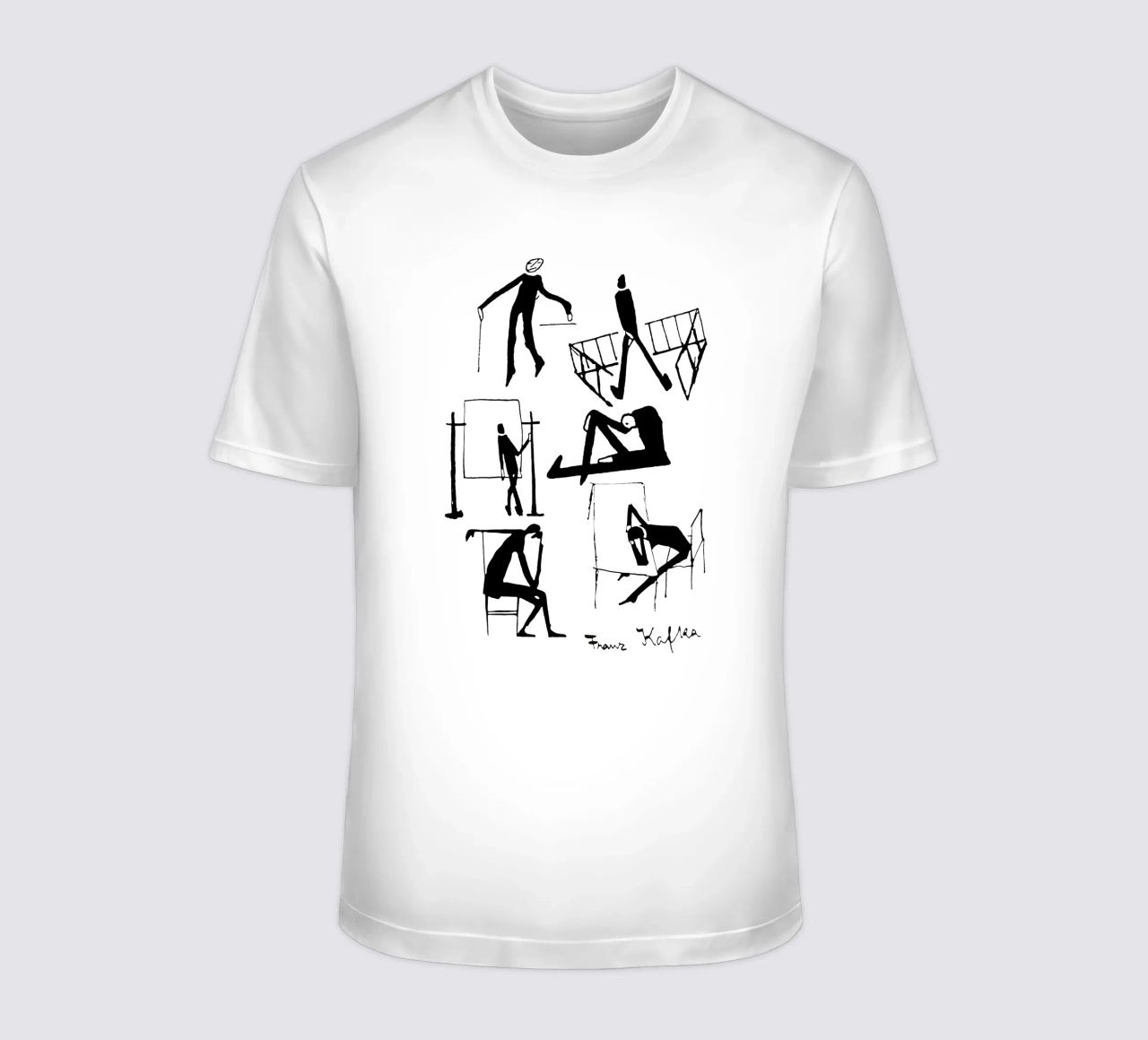 Disegni di Franz Kafka t-shirt da MissLiterarty