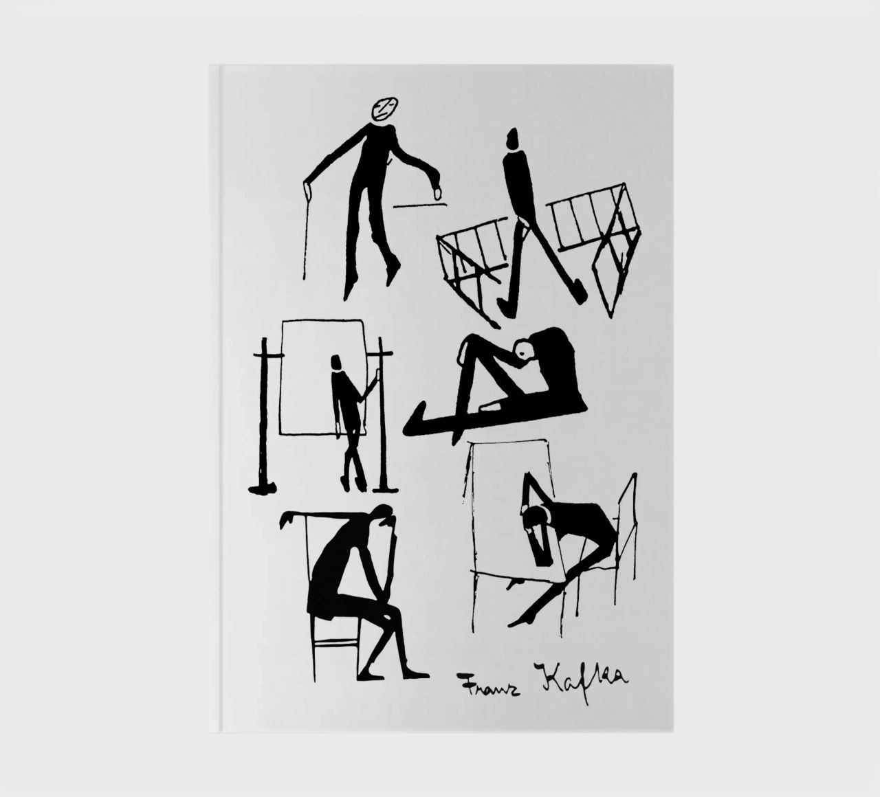Franz Kafka Drawings notebook by MissLiterarty