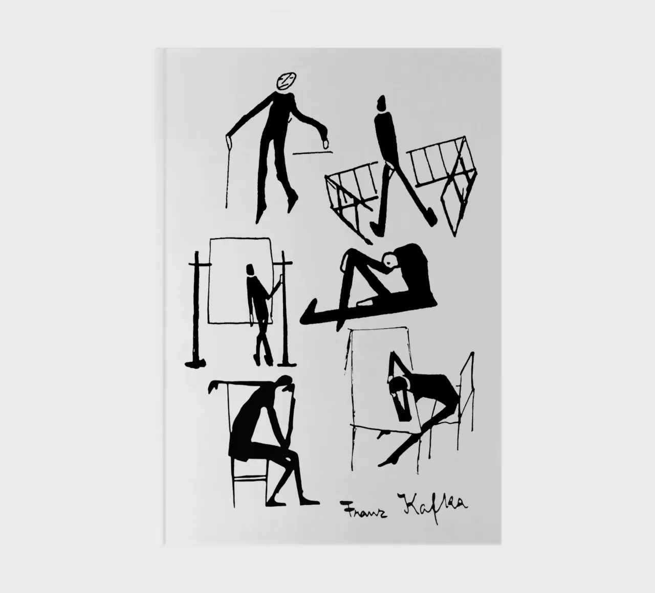 Franz Kafka Drawings notitieboek van MissLiterarty