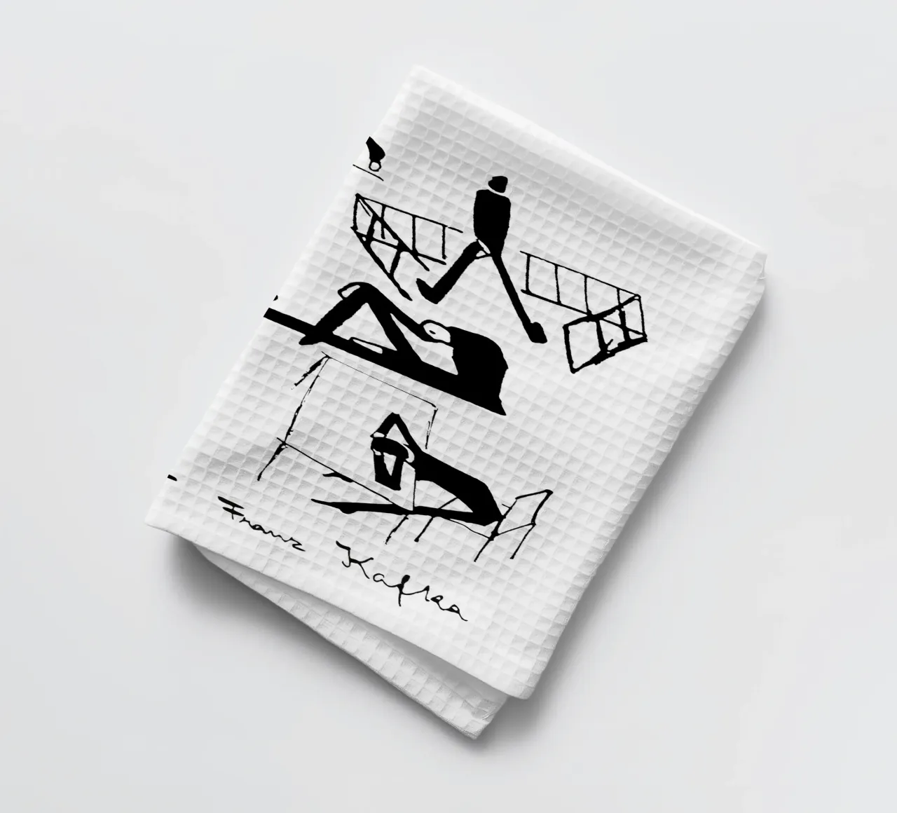 Dessins de Franz Kafka torchon de MissLiterarty