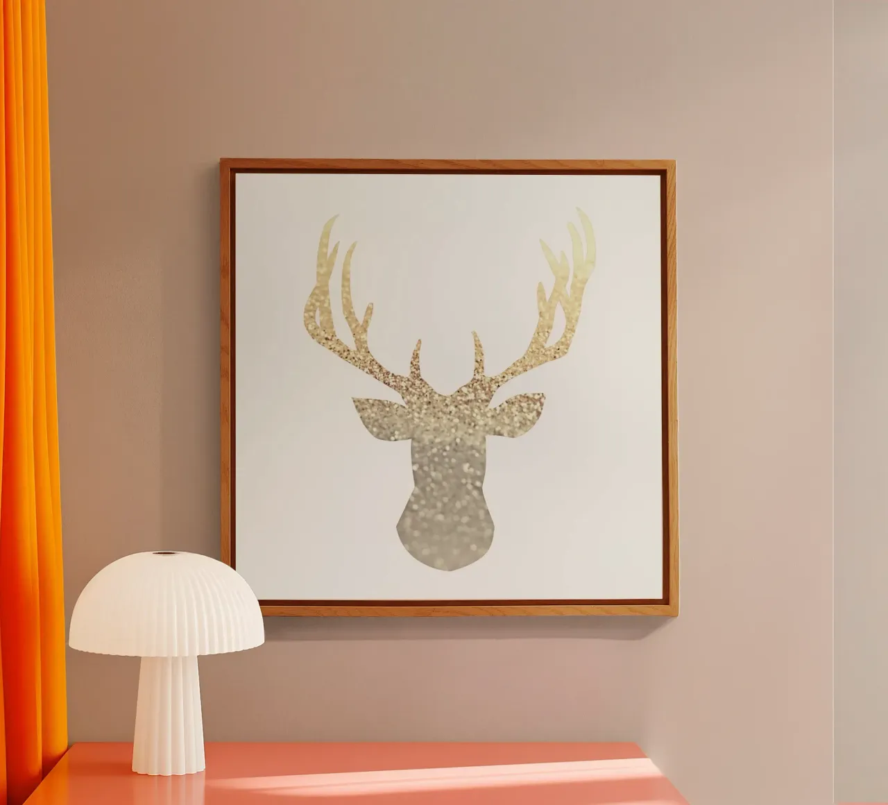 Gold Deer plexiglass da Monika Strigel