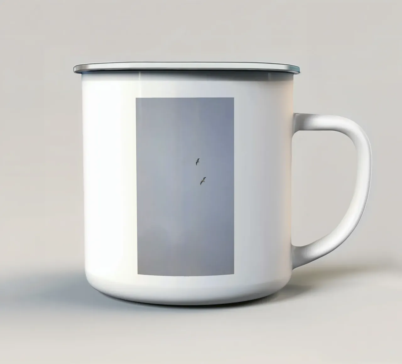Seagulls tazza in smalto da The Wild Creative Studio