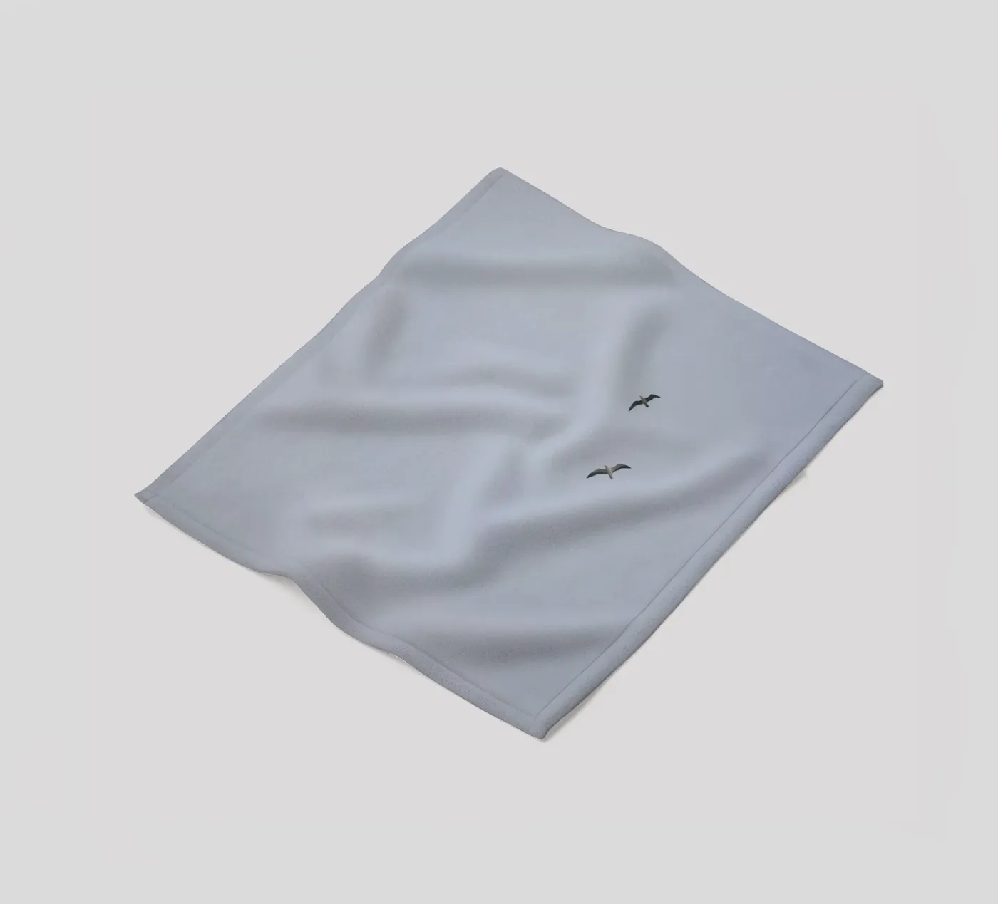Seagulls fleece blanket by Wild Coast Studio