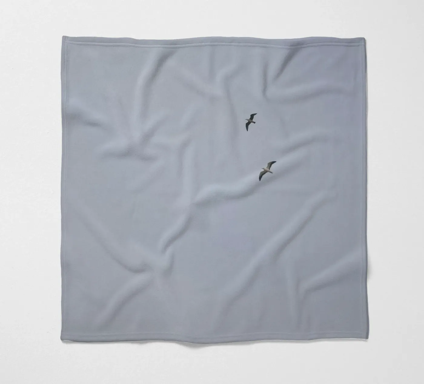 Seagulls fleece blanket by Wild Coast Studio