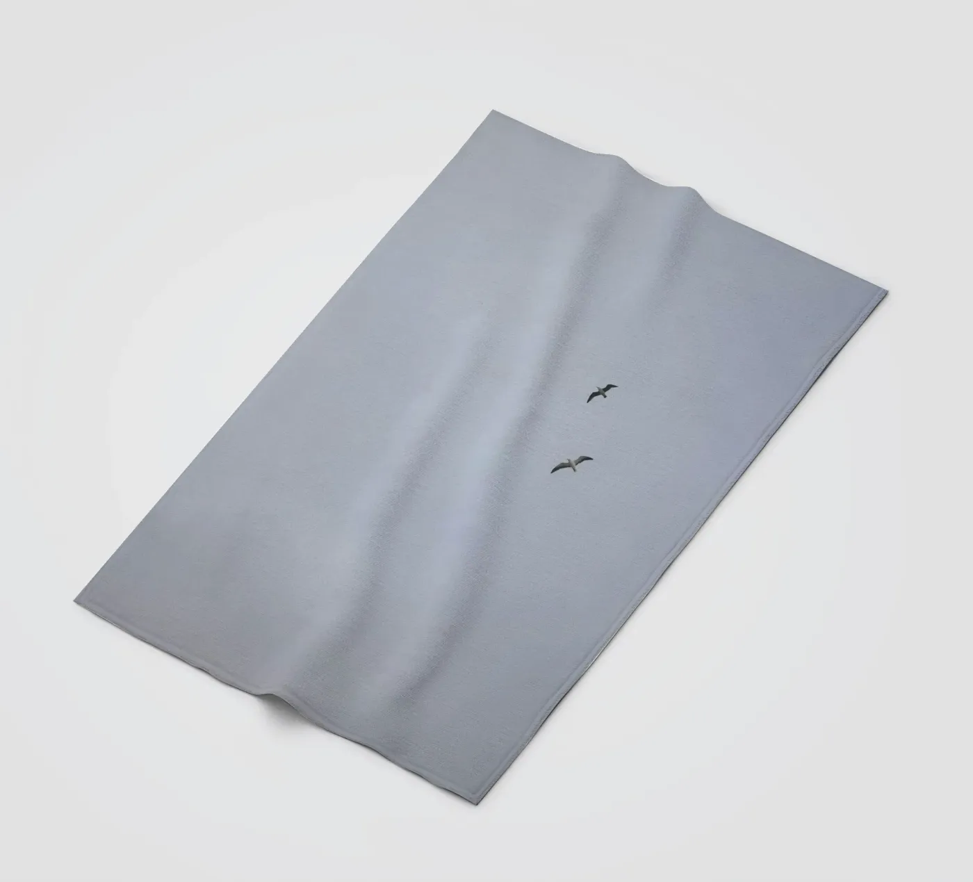 Seagulls fleece blanket by Wild Coast Studio