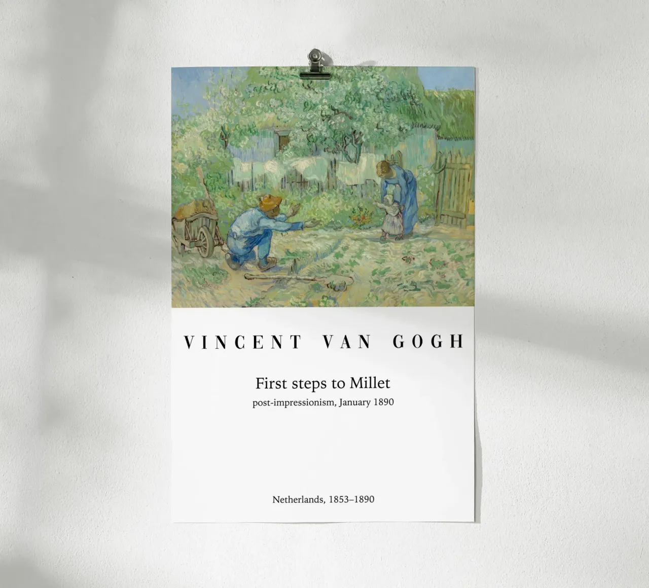 Vincent van Gogh - erste Schritte poster da Carinaprint