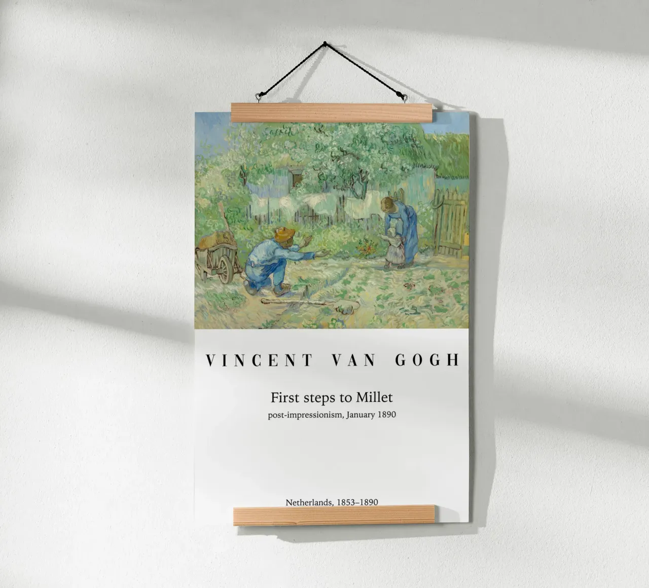 Vincent van Gogh - erste Schritte poster da Carinaprint