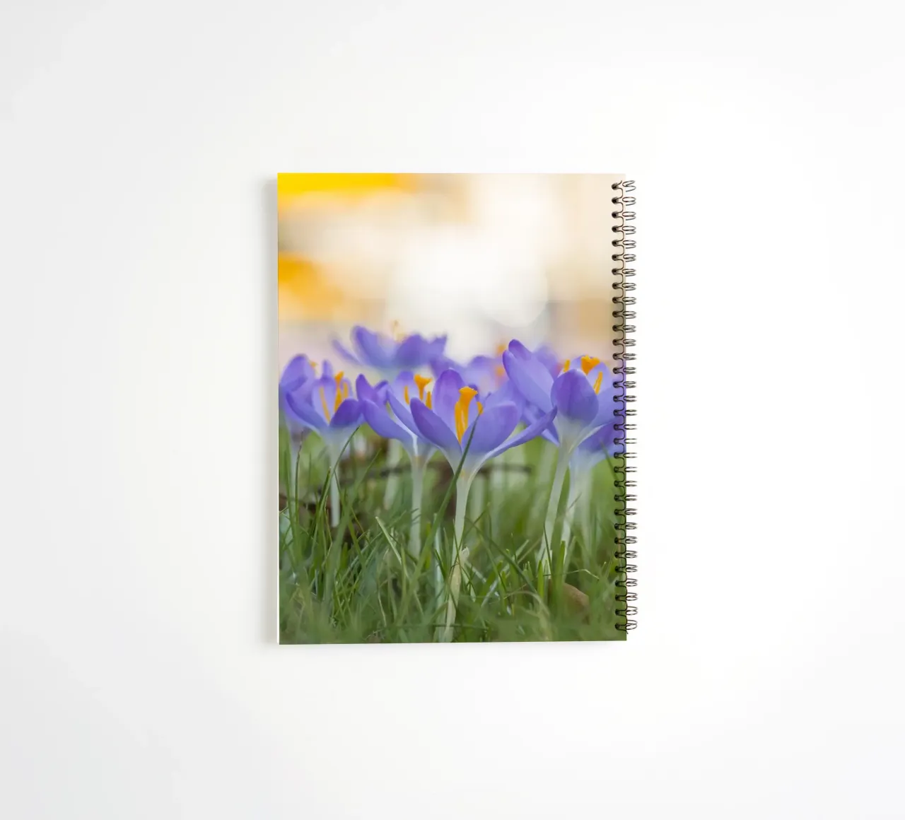 Spring Awakening: Crocuses in Bloom spiral notebook by Curious Collections by Marielle Leenders