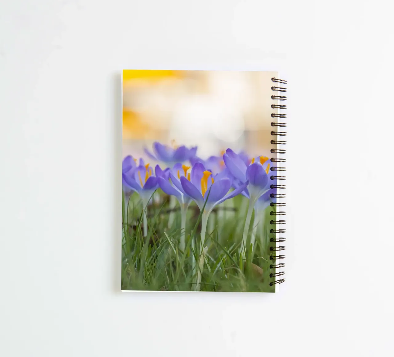 Spring Awakening: Crocuses in Bloom spiral notebook by Curious Collections by Marielle Leenders