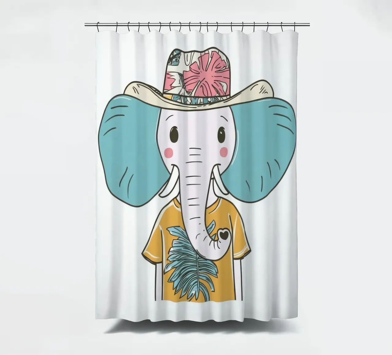 L'Éléphant Vacancier tenda da doccia da So Cute Land - Affiches et posters