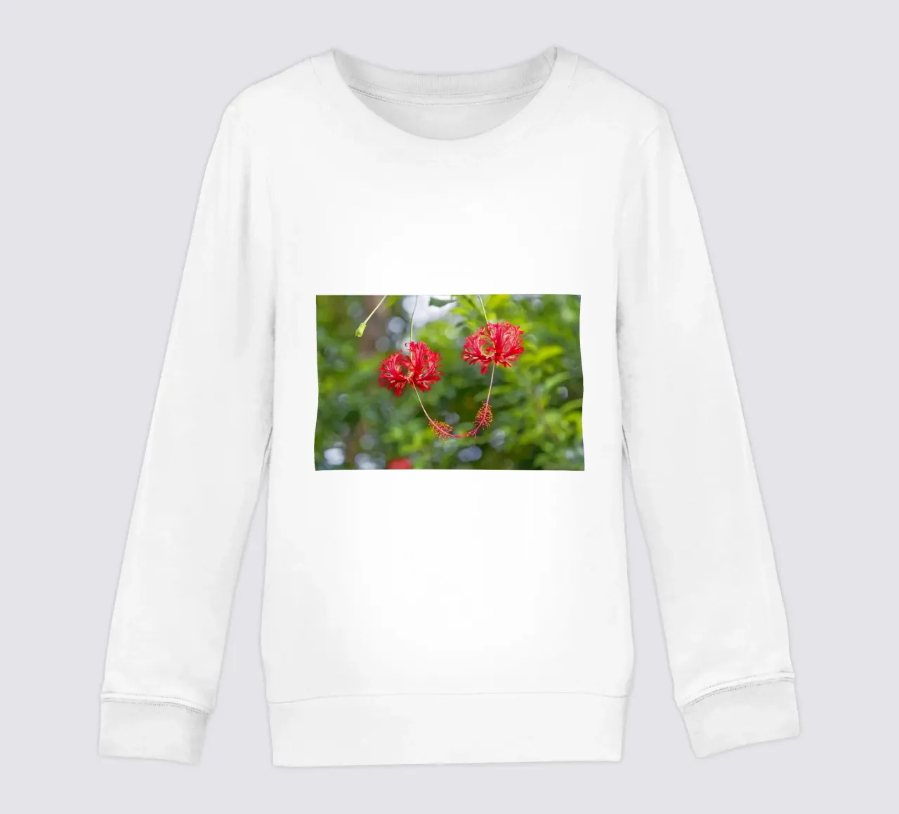 Romantic Touch: Hibiscus Blooms felpa bambino da Curious Collections by Marielle Leenders