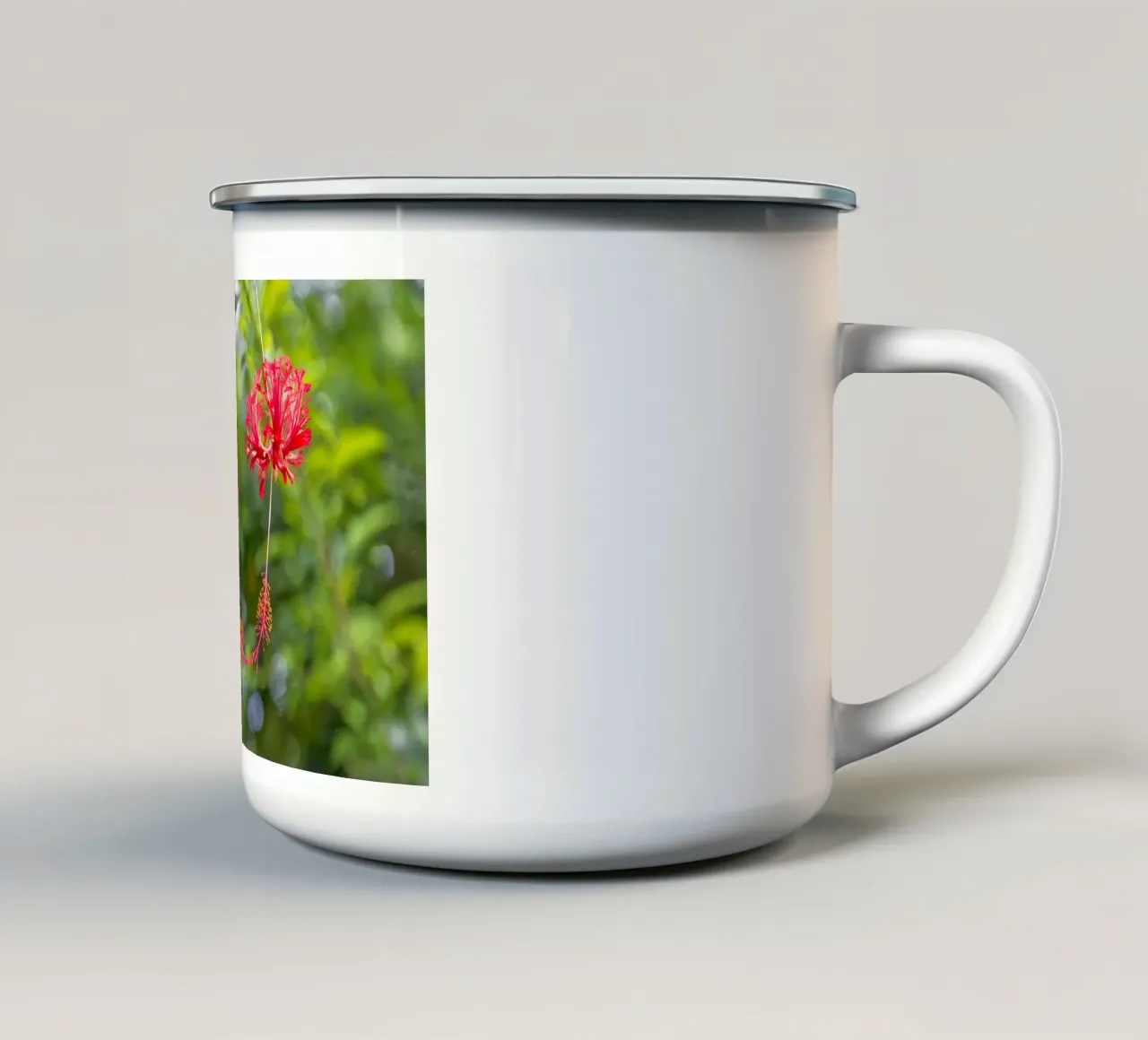 Romantic Touch: Hibiscus Blooms tazza in smalto da Curious Collections by Marielle Leenders