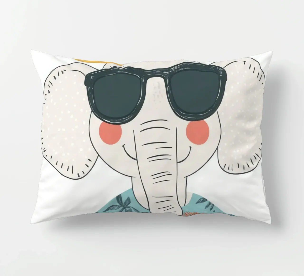 L'elefante in vacanza cuscino da So Cute Land - Affiches et posters