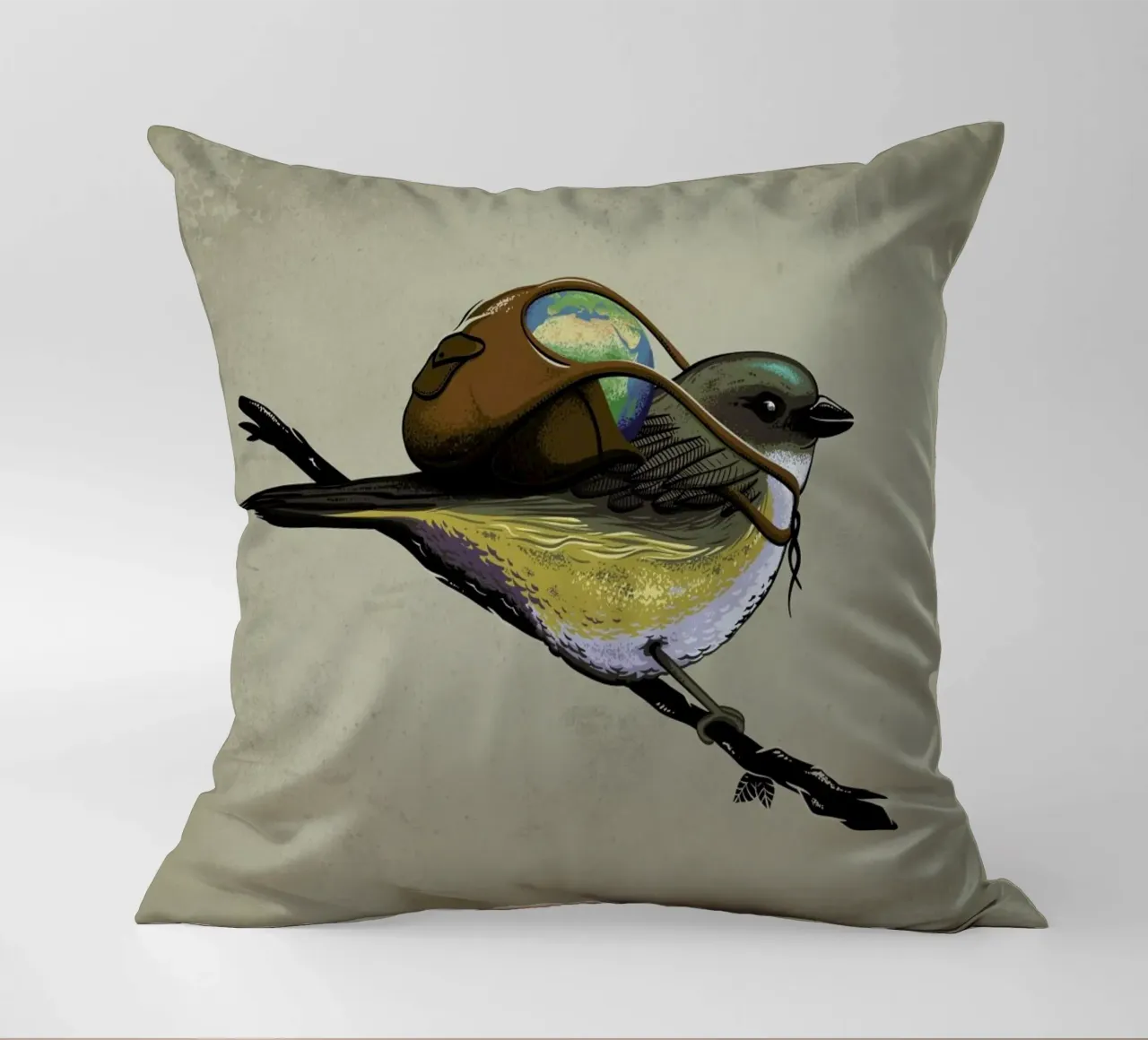 Save The Planet I cuscino da Robert Richter