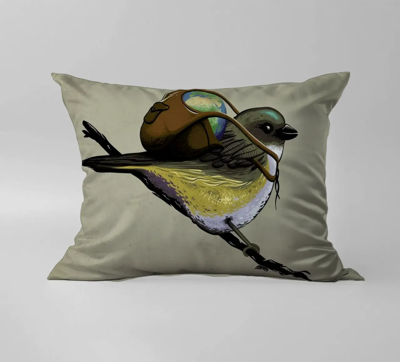 Save The Planet I cuscino da Robert Richter