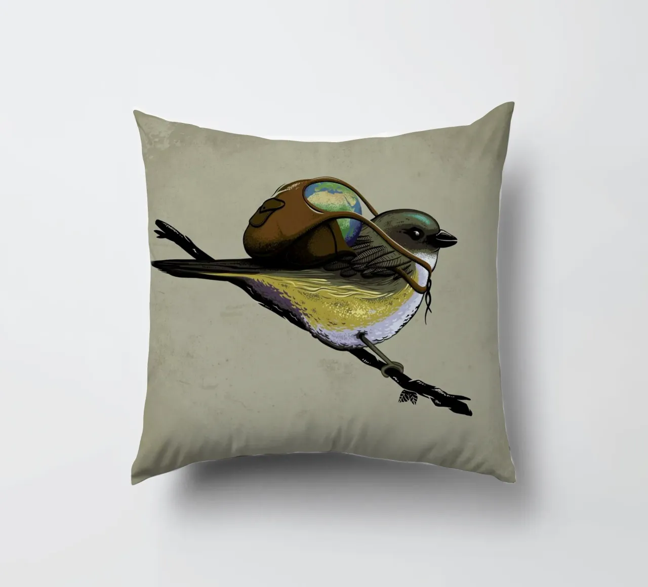 Save The Planet I cuscino da Robert Richter