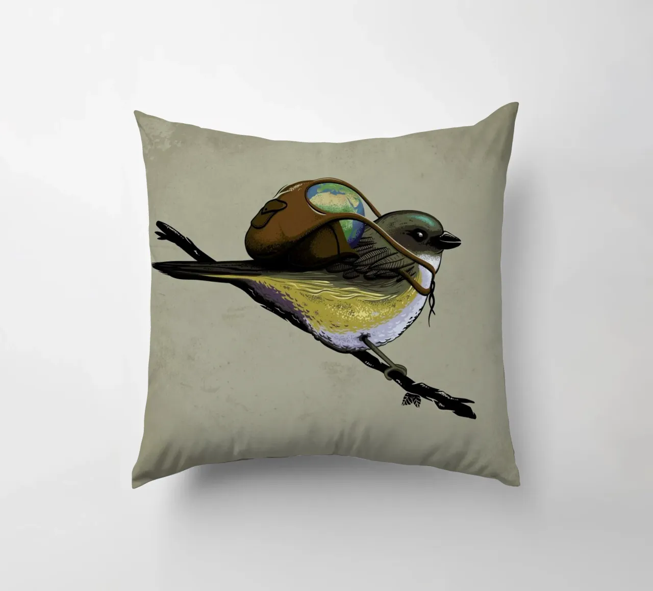 Save The Planet I cuscino da Robert Richter