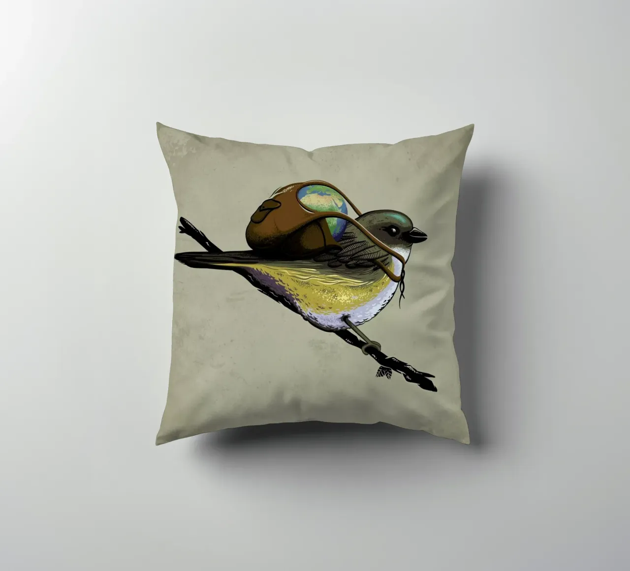 Save The Planet I cuscino da Robert Richter