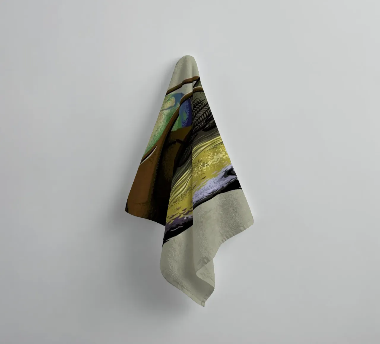 Save The Planet I asciugamano da bagno da Robert Richter