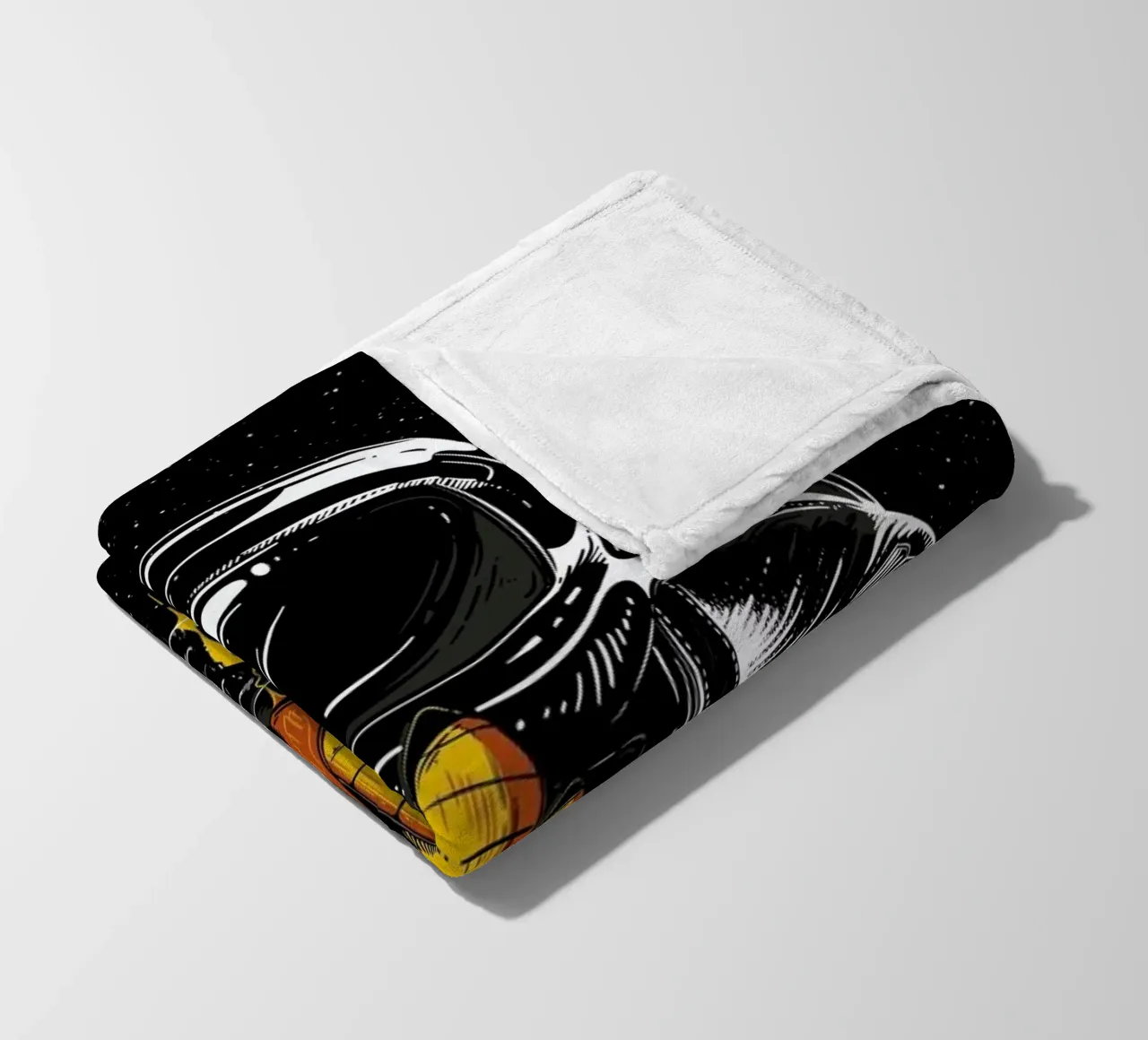 Space Popsicles fleece blanket by Robert Richter