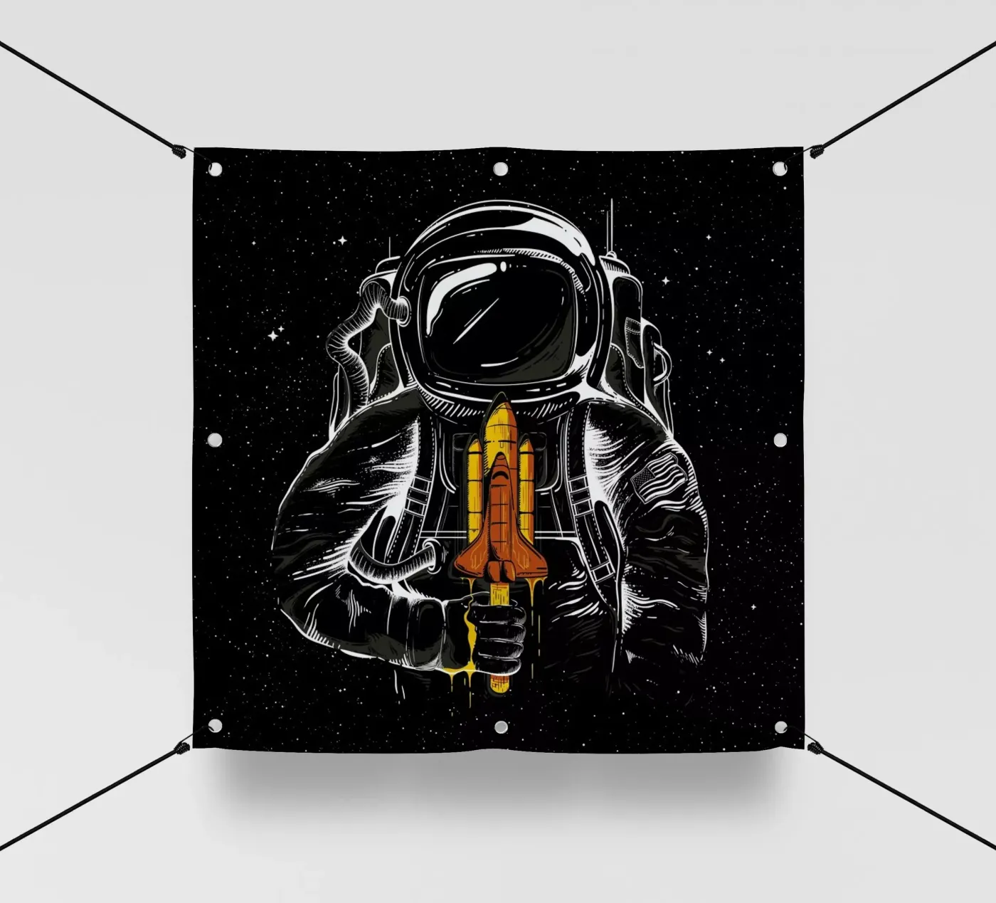 Space Popsicles telo in pvc da Robert Richter