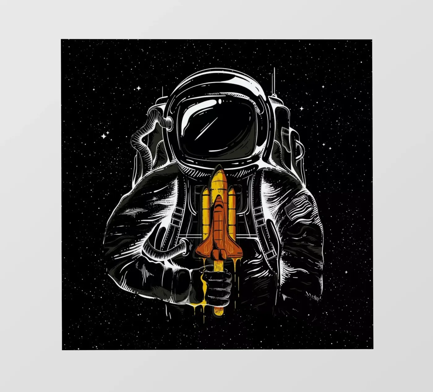 Space Popsicles telo in pvc da Robert Richter