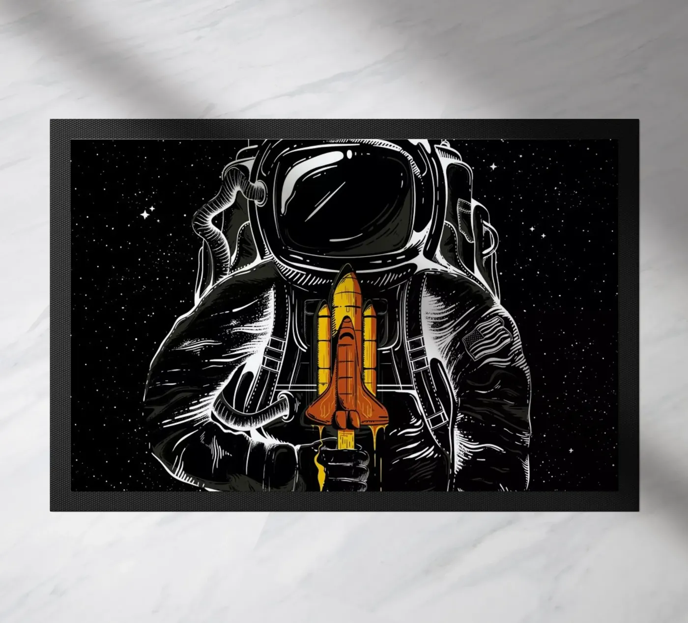 Space Popsicles Fußmatte von Robert Richter