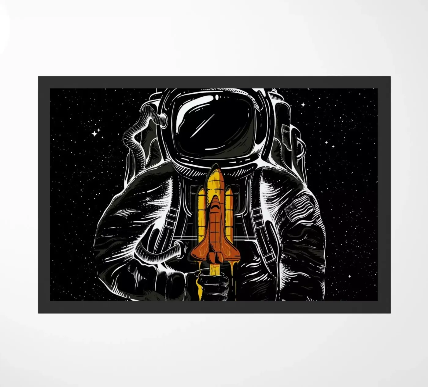 Space Popsicles Fußmatte von Robert Richter