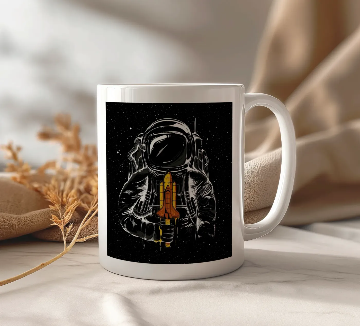 Space Popsicles ceramic mug by Robert Richter