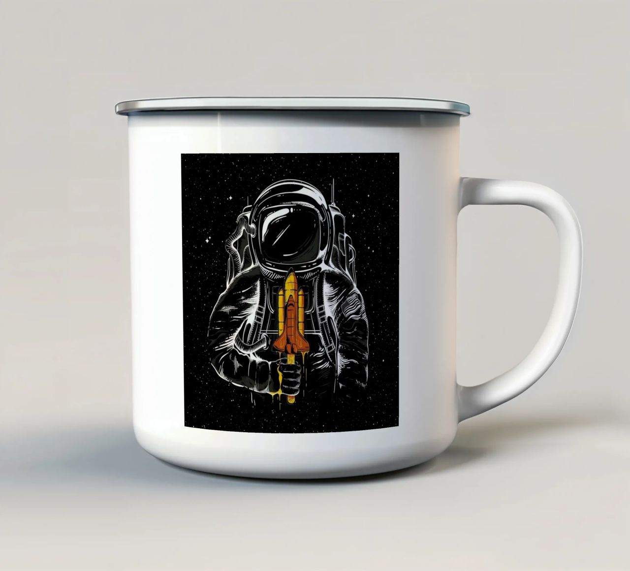 Space Popsicles tazza in smalto da Robert Richter