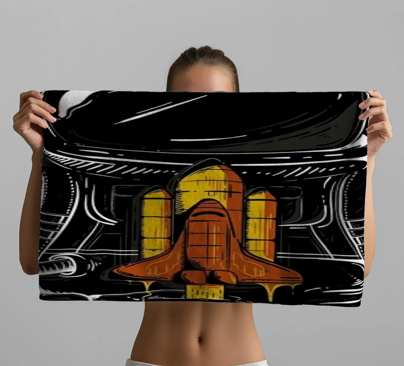 Space Popsicles badhanddoek van Robert Richter