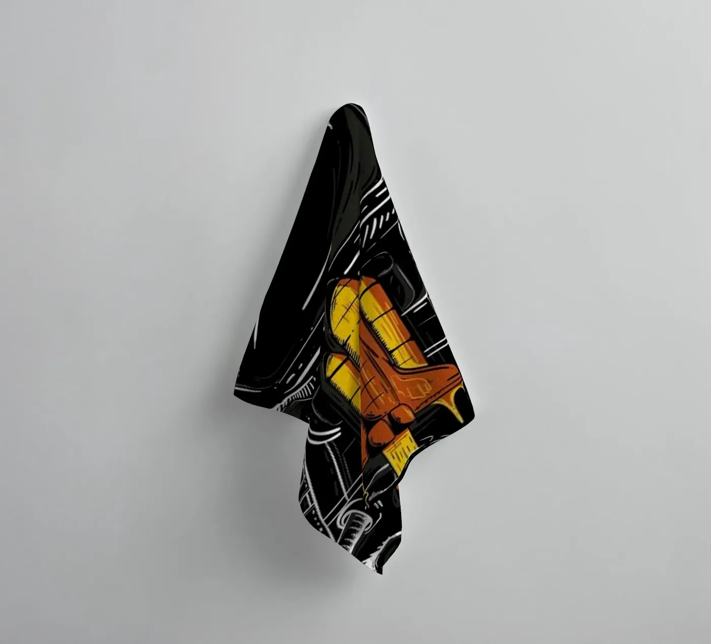 Space Popsicles badhanddoek van Robert Richter