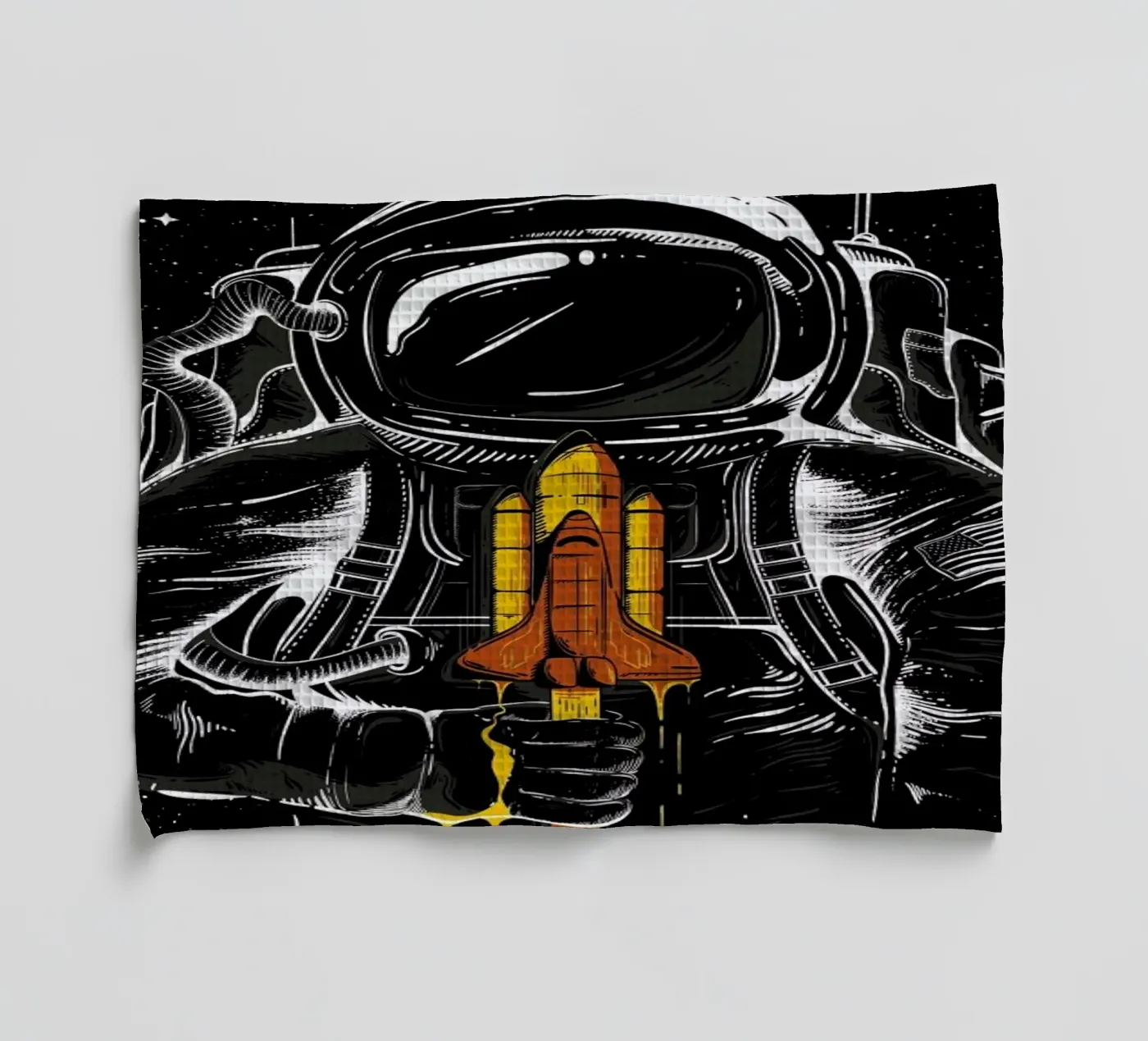 Space Popsicles theedoek van Robert Richter