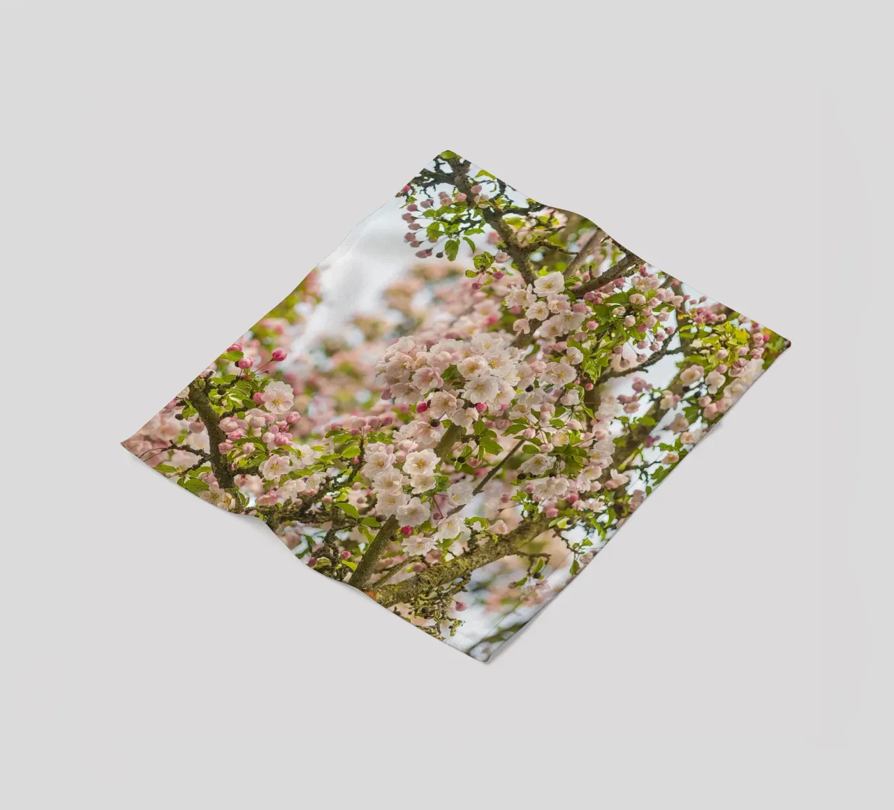 Incantevole fiore rosa coperta in pile da Curious Collections by Marielle Leenders
