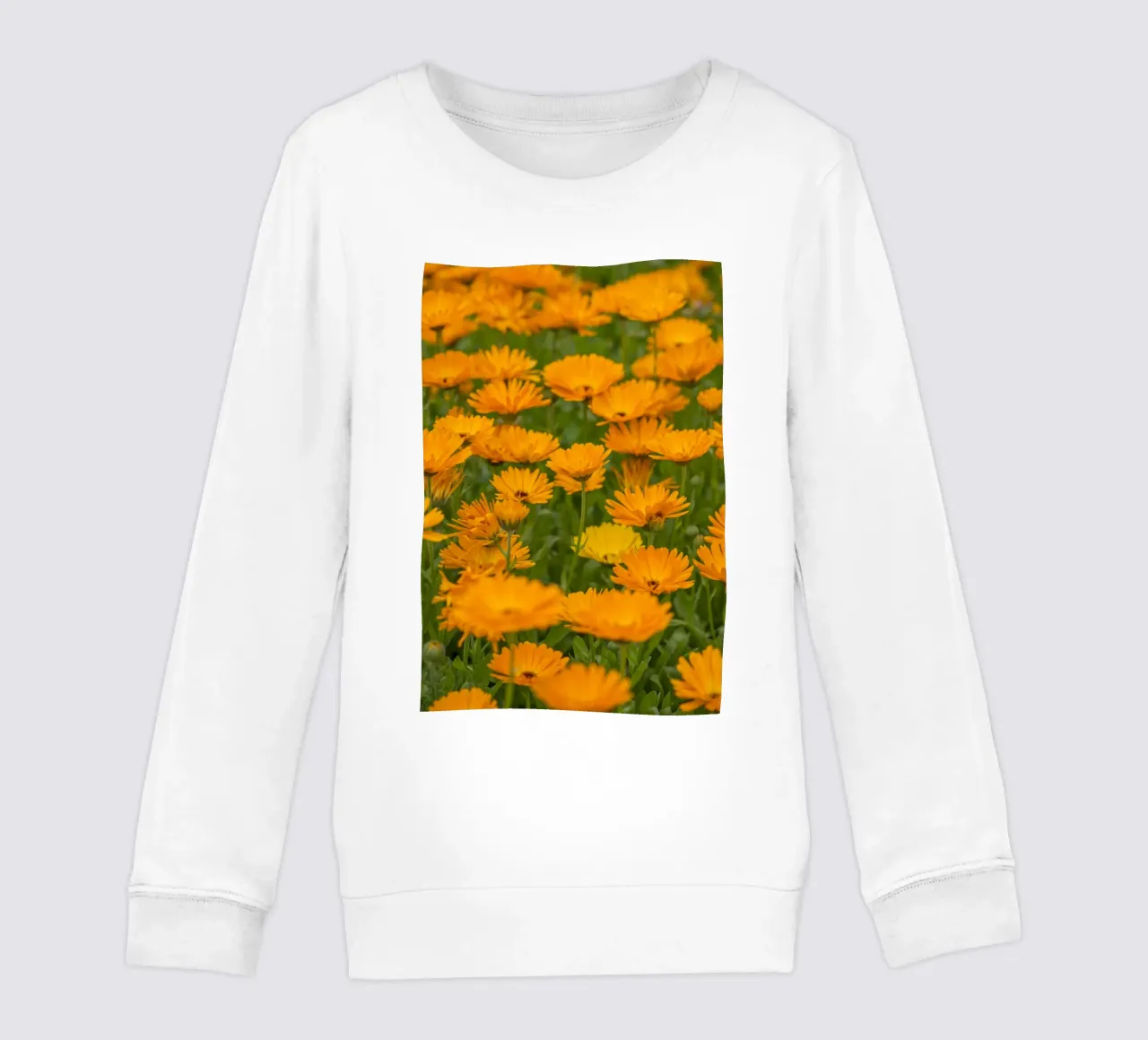 Fiori di calendula felpa bambino da Curious Collections by Marielle Leenders