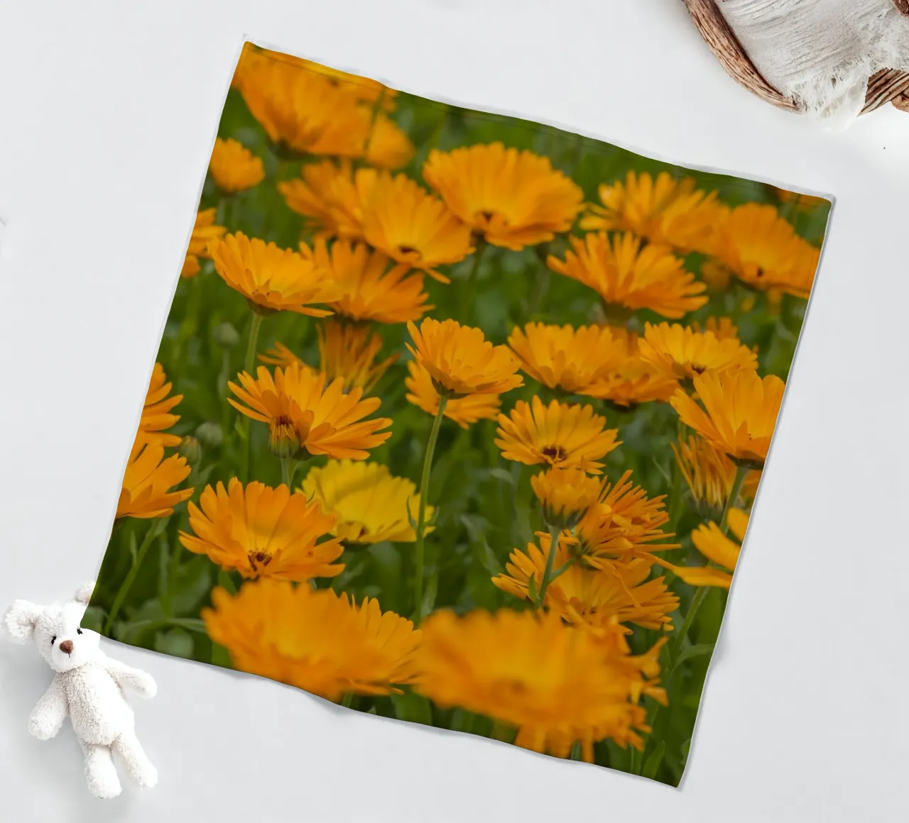 Fiori di calendula coperta in pile da Curious Collections by Marielle Leenders